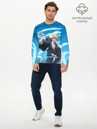 Мужской лонгслив базовый / Bleach-Ichigo