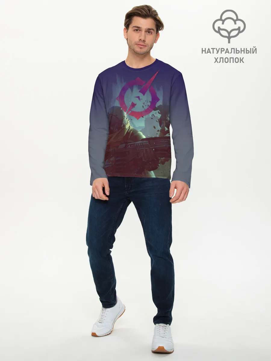 Мужской лонгслив базовый / Outriders