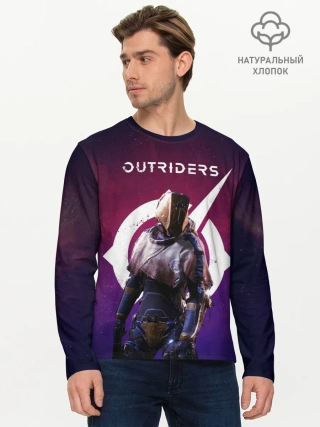 Мужской лонгслив базовый / Outriders