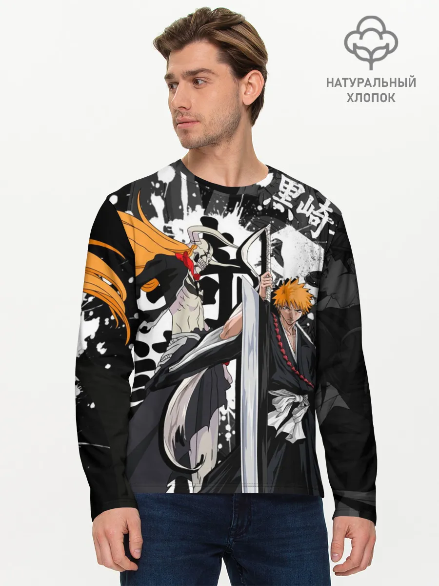 Мужской лонгслив базовый / Bleach