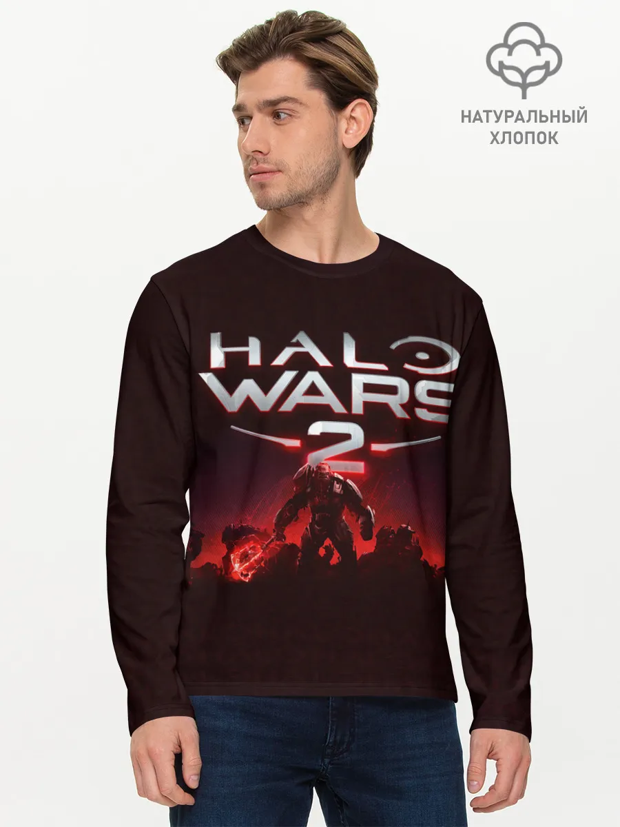 Мужской лонгслив базовый / Halo Wars 2
