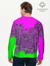Мужской лонгслив базовый / 3D Neon Monkey