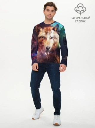 Мужской лонгслив базовый / WOLF