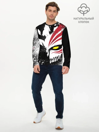 Мужской лонгслив базовый / БЛИЧ МАСКА | BLEACH