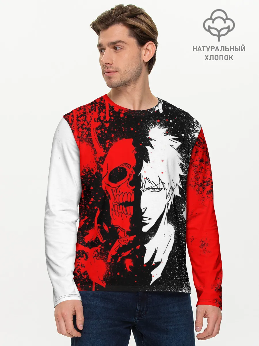 Мужской лонгслив базовый / ИЧИГО БЛИЧ | ICHIGO BLEACH