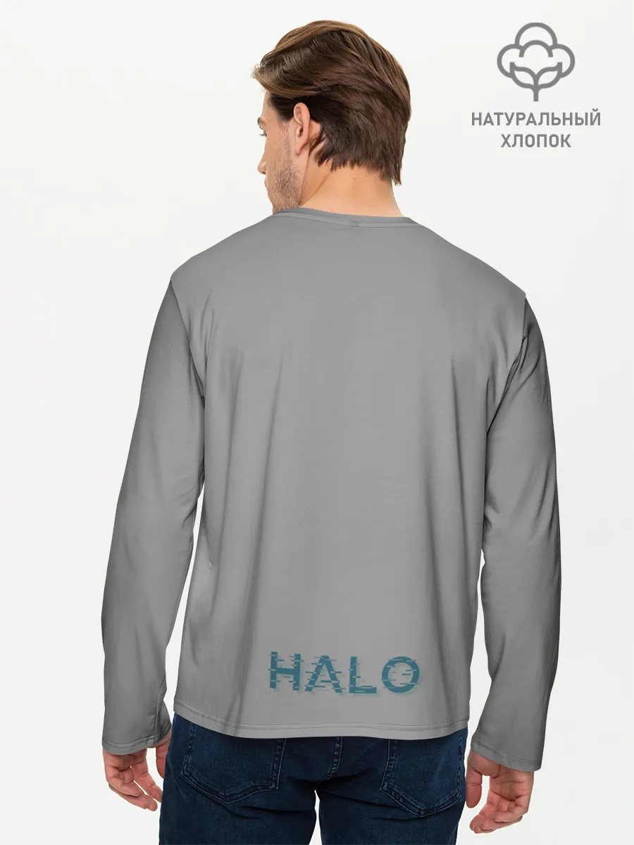 Мужской лонгслив базовый / Кибер любовь