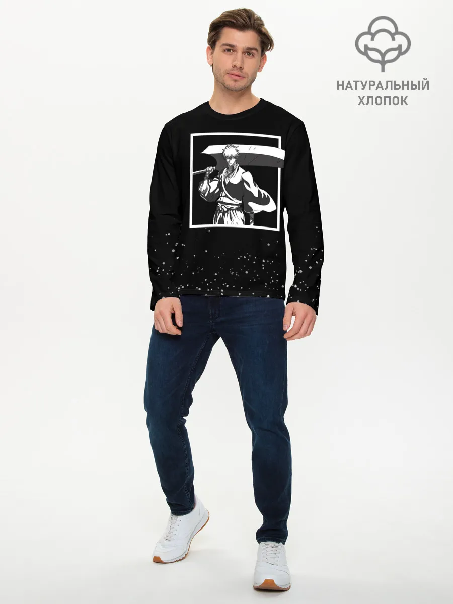 Мужской лонгслив базовый / Bleach