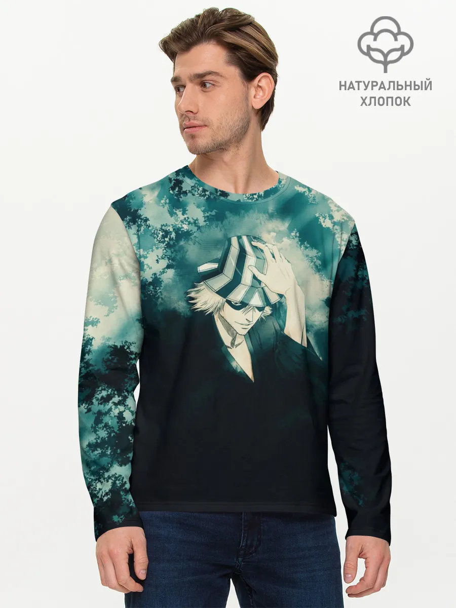 Мужской лонгслив базовый / Bleach | Кискэ Урахара