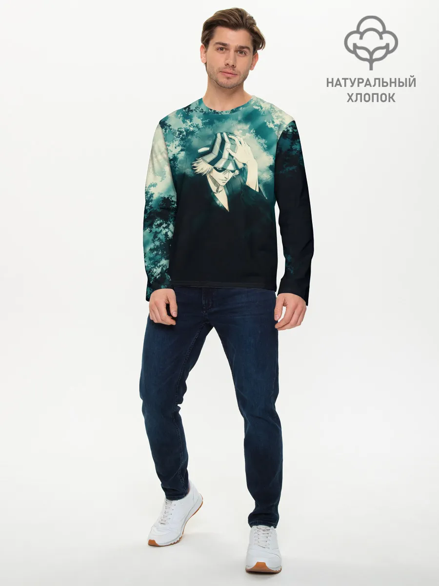 Мужской лонгслив базовый / Bleach | Кискэ Урахара