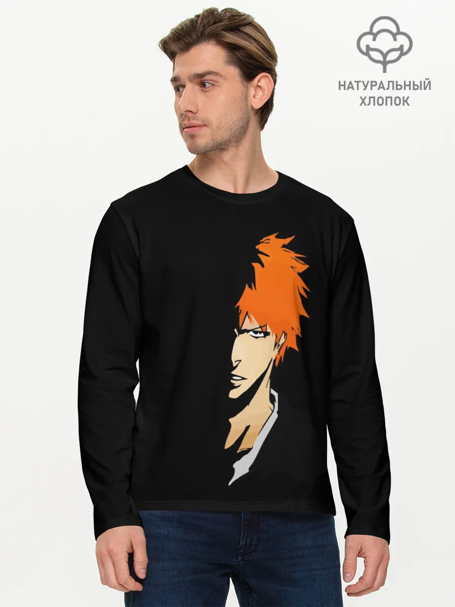 Мужской лонгслив базовый / Ичиго Куросаки Блич