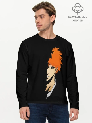 Мужской лонгслив базовый / Ичиго Куросаки Блич