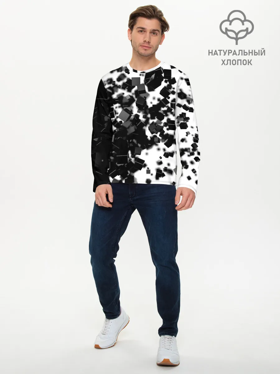 Мужской лонгслив базовый / KUBIKI