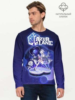 Мужской лонгслив базовый / аниме Лазурный путь