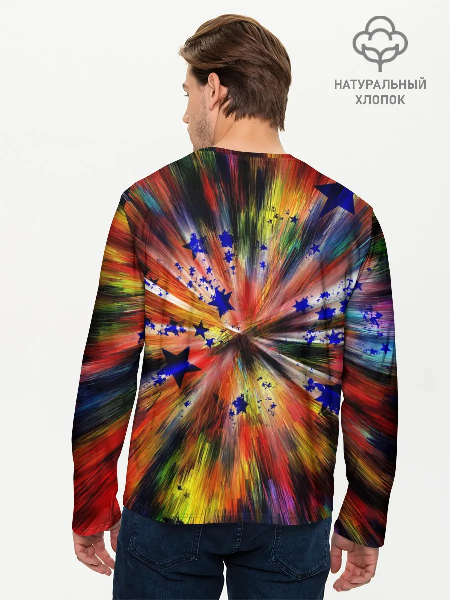 Мужской лонгслив базовый / Звездный путь