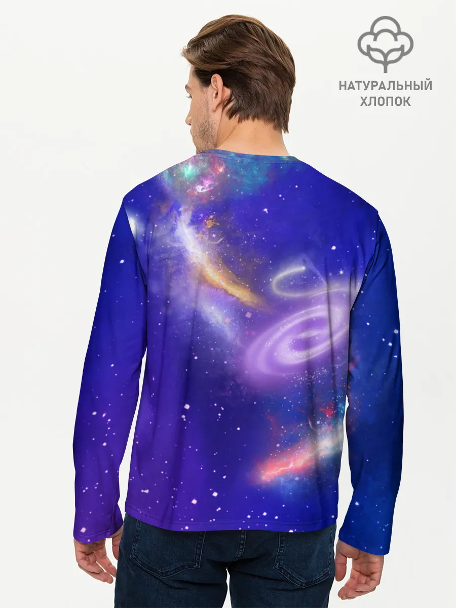 Мужской лонгслив базовый / КотоКосмос