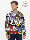 Мужской лонгслив базовый / Cuphead