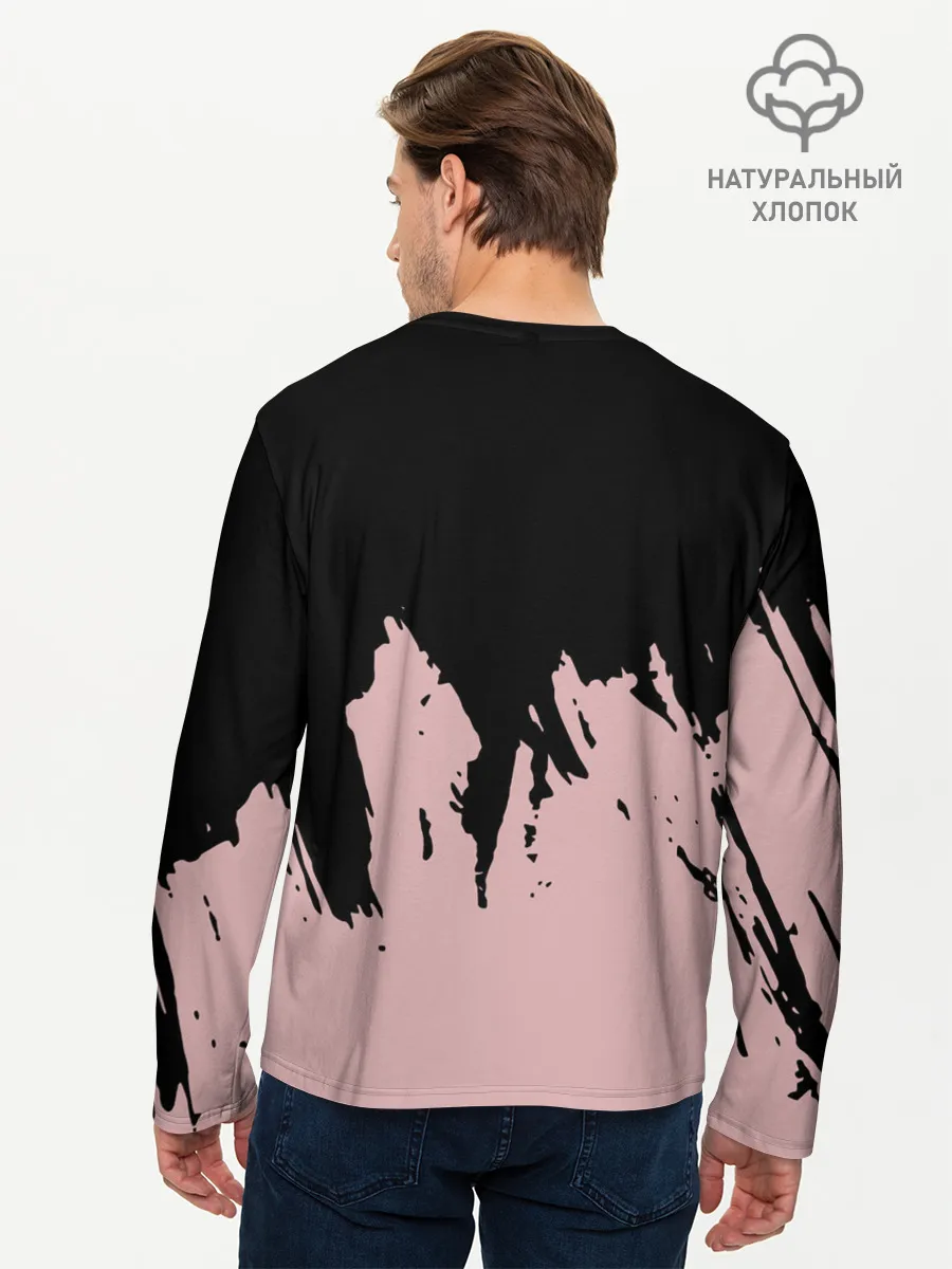 Мужской лонгслив базовый / Зеницу Агацума Kimetsu no Yaiba