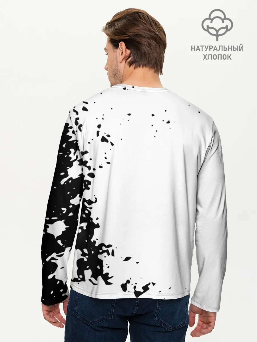 Мужской лонгслив базовый / Танджиро | Клинок, рассекающий демонов