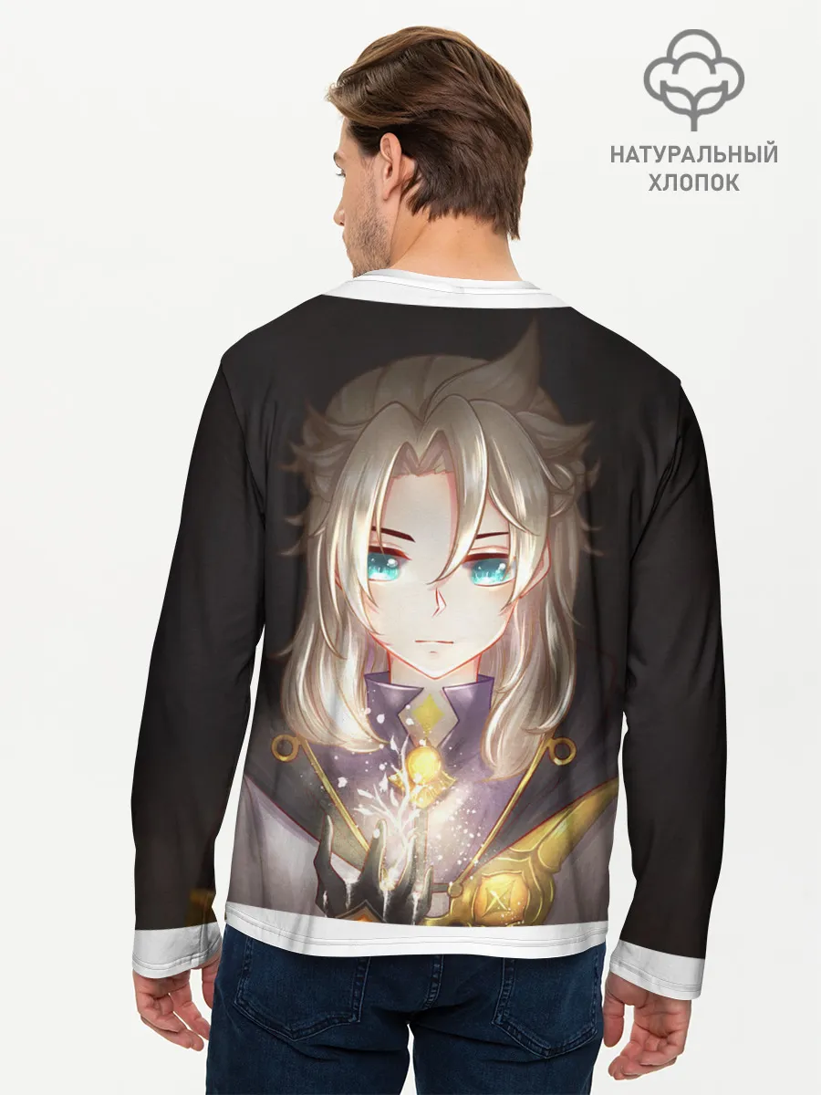 Мужской лонгслив базовый / Blue Eyes Albedo.