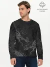 Мужской лонгслив базовый / Chinese Dragons