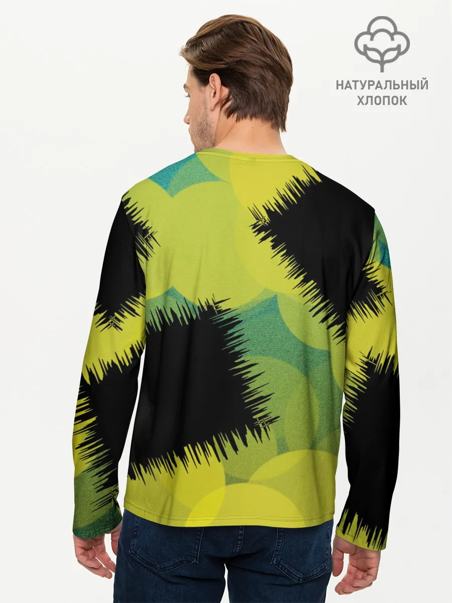 Мужской лонгслив базовый / Черные дыры