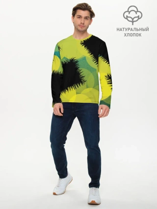 Мужской лонгслив базовый / Черные дыры