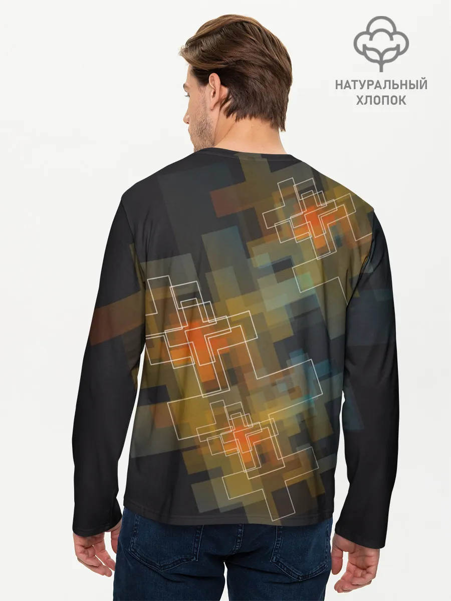 Мужской лонгслив базовый / Блич. Маска