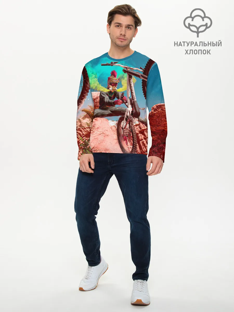 Мужской лонгслив базовый / Riders Republic