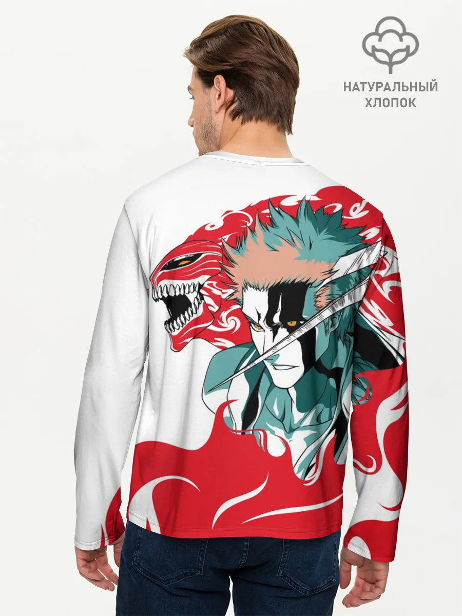 Мужской лонгслив базовый / ИЧИГО ДЕМОН | BLEACH | БЛИЧ