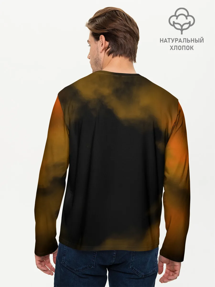 Мужской лонгслив базовый / ГЕРОИ Клинок, рассекающий демонов