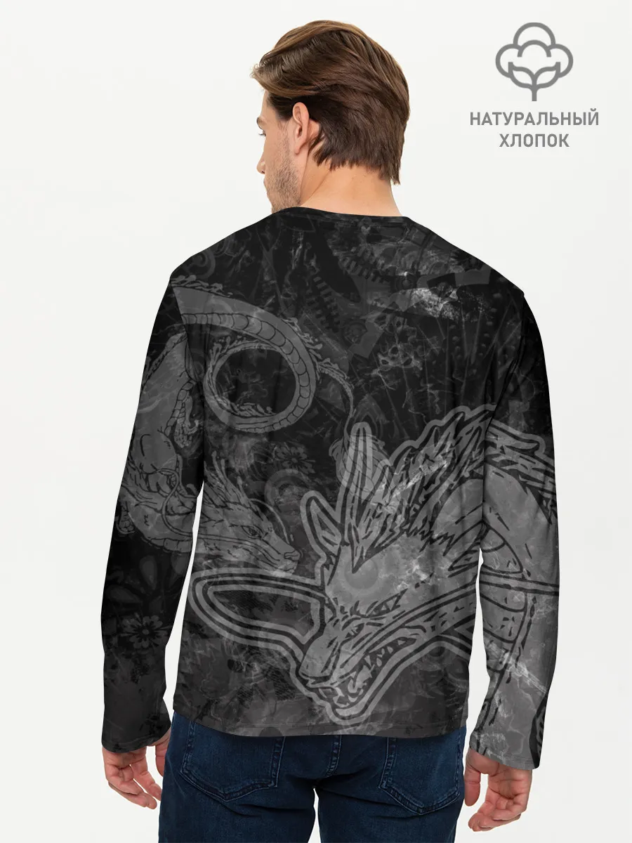 Мужской лонгслив базовый / Haku Dragon