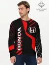 Мужской лонгслив базовый / HONDA / ХОНДА / СПОРТ