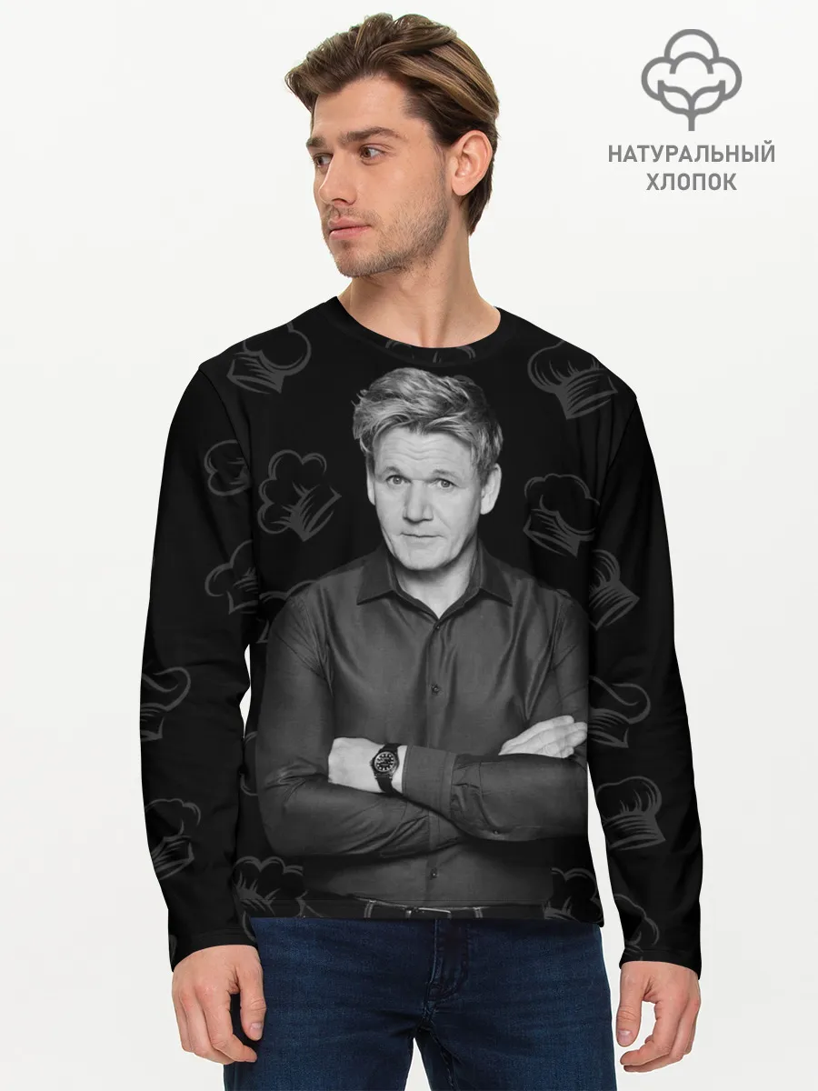 Мужской лонгслив базовый / ГОРДОН РАМЗИ | Gordon Ramsay