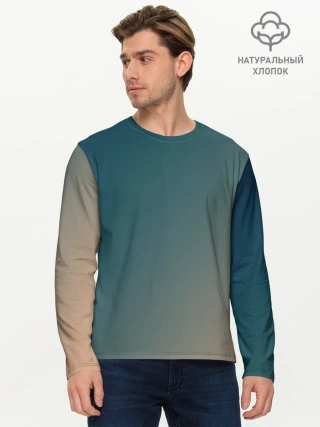 Мужской лонгслив базовый / Первые лучи солнца