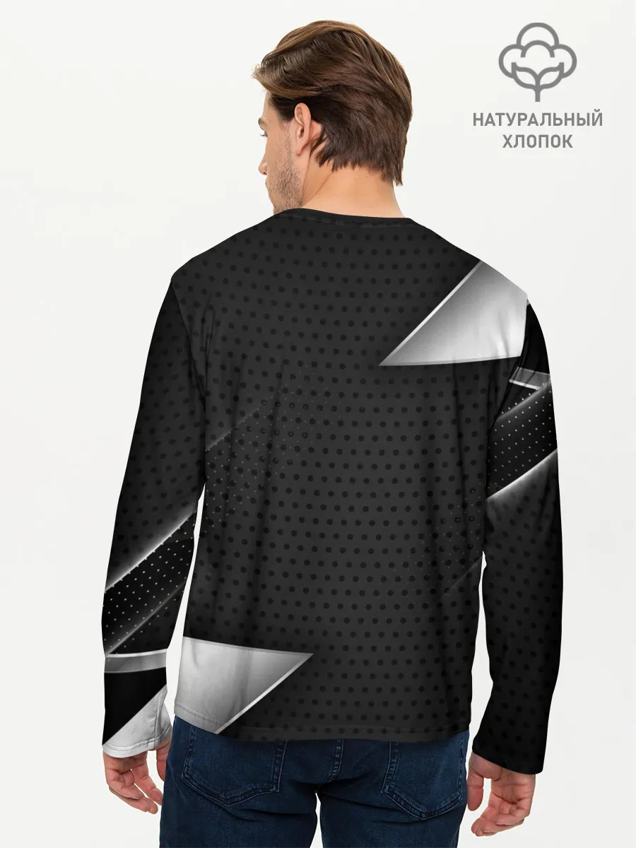 Мужской лонгслив базовый / NISSAN / НИССАН / МЕТАЛЛ