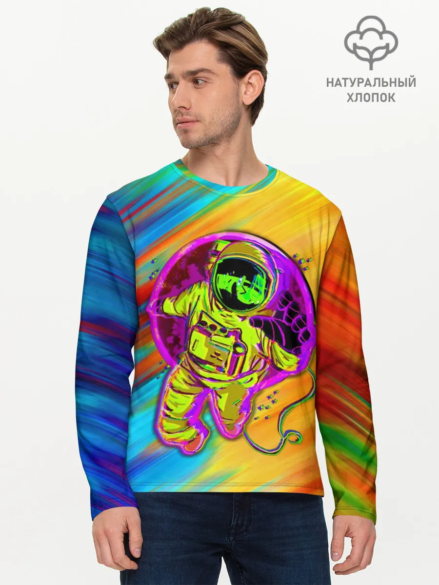 Мужской лонгслив базовый / Alone Astranaut