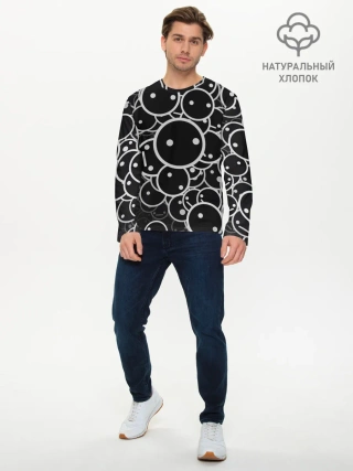Мужской лонгслив базовый / SMILE