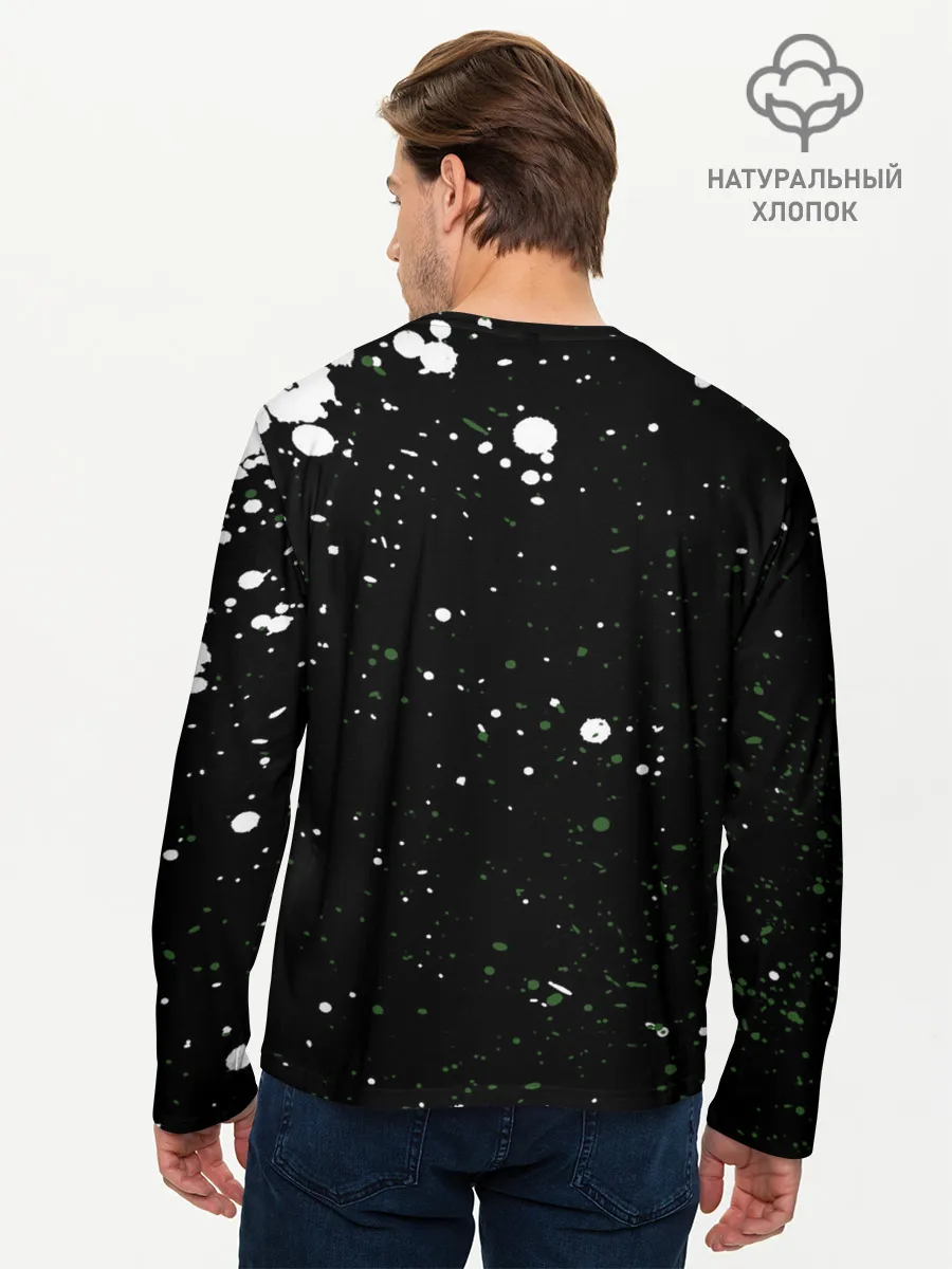 Мужской лонгслив базовый / Танджиро | Клинок, рассекающий демонов