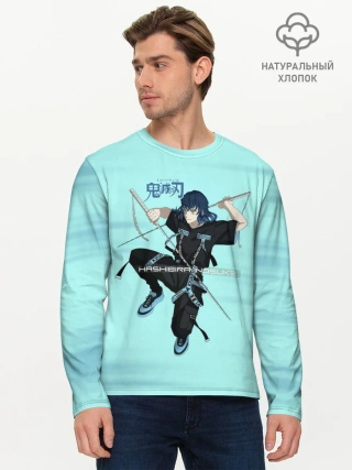 Мужской лонгслив базовый / Hashibira Inosuke Kimetsu no Yaiba