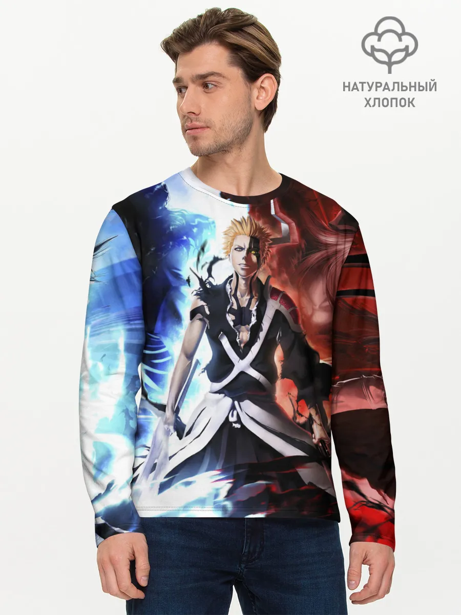 Мужской лонгслив базовый / Bleach Ichigo Kurosaki