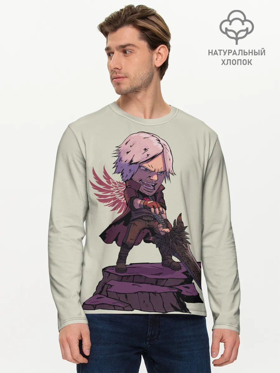 Мужской лонгслив базовый / Dante Big head