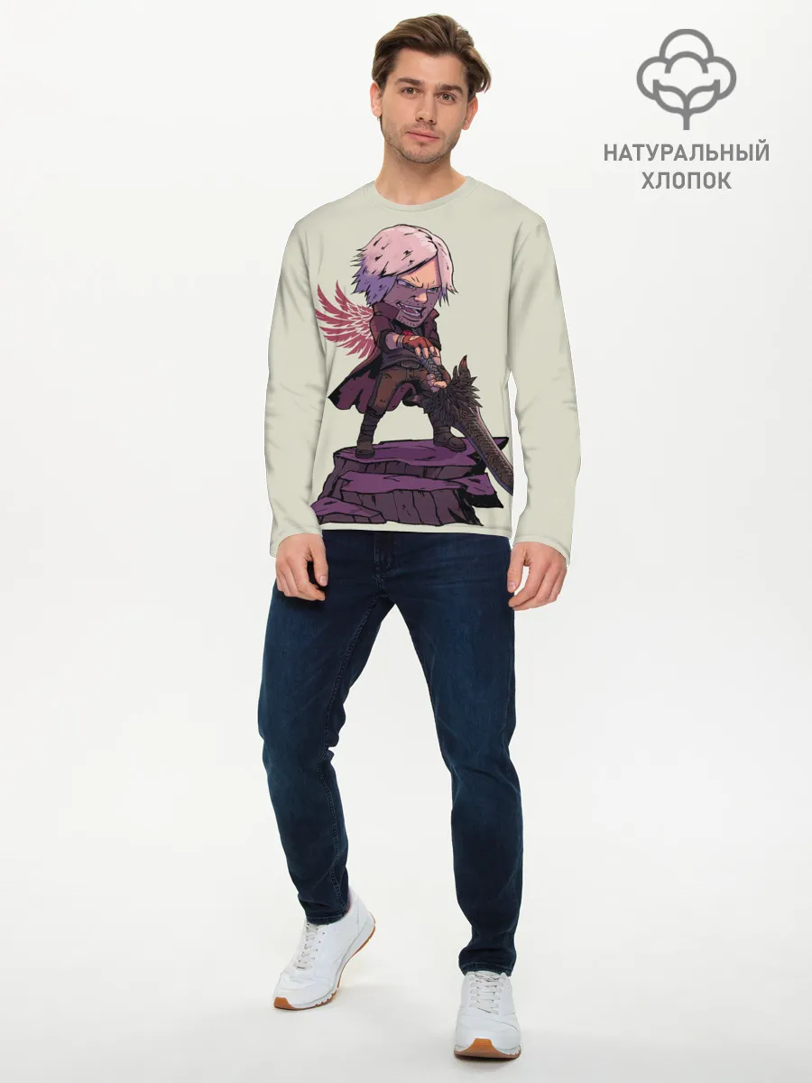 Мужской лонгслив базовый / Dante Big head