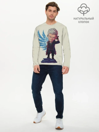 Мужской лонгслив базовый / Nero Big head