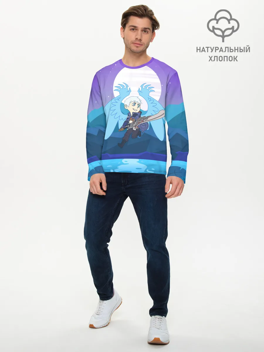 Мужской лонгслив базовый / Nero anime