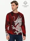 Мужской лонгслив базовый / Chinese Dragon