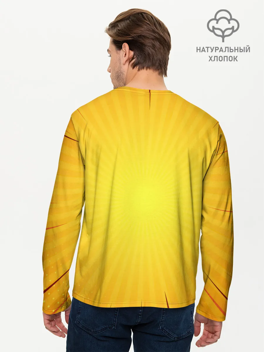 Мужской лонгслив базовый / Зеницу Агацума Kimetsu no Yaiba