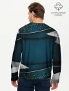 Мужской лонгслив базовый / 3D luxury sport style Золото