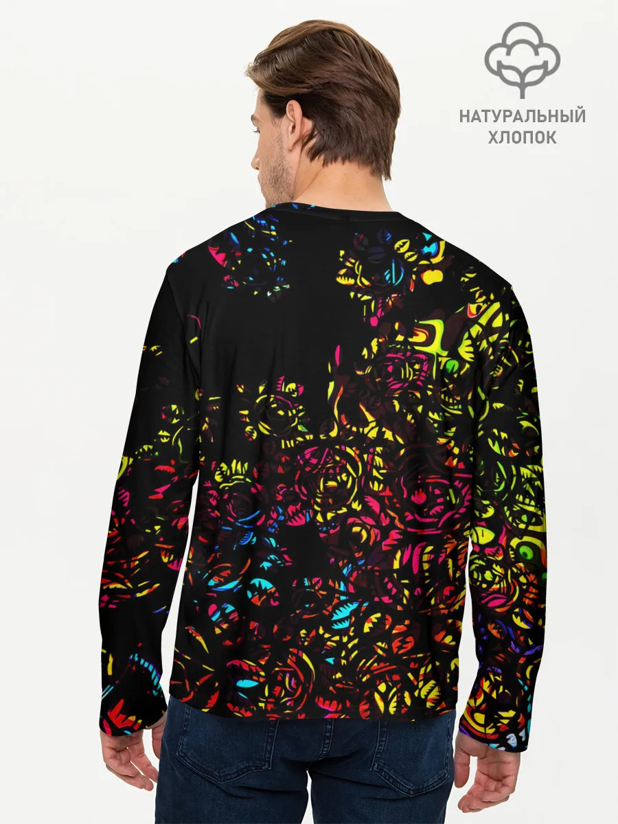 Мужской лонгслив базовый / Душевное спокойствие