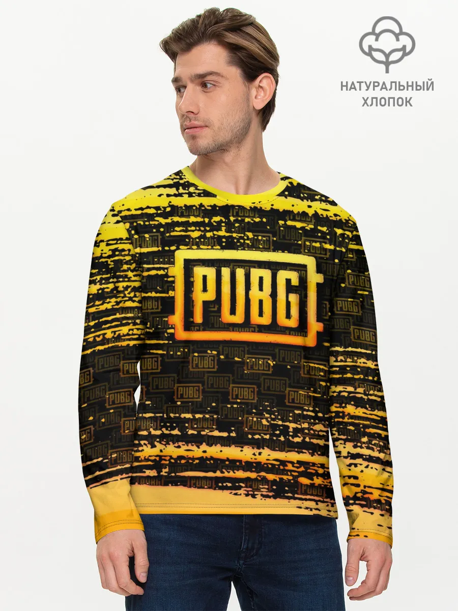 Мужской лонгслив базовый / PUBG / ПАБГ