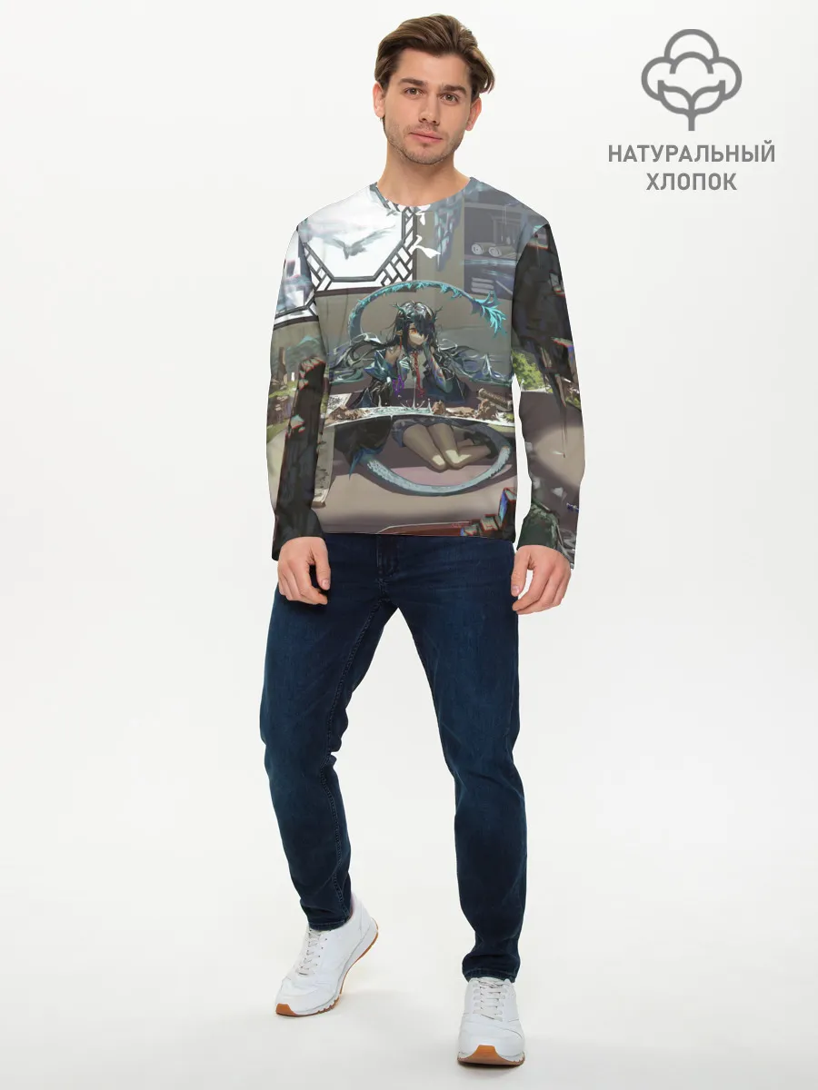 Мужской лонгслив базовый / Arknights Clay